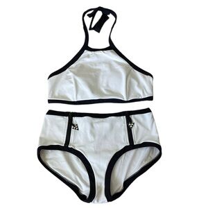 SEAFOLLY Australia Black/White Bikinis Size 10